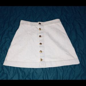 American Apparel Button Up Skirt